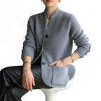 VIRGINIA Wool Button Cardigan