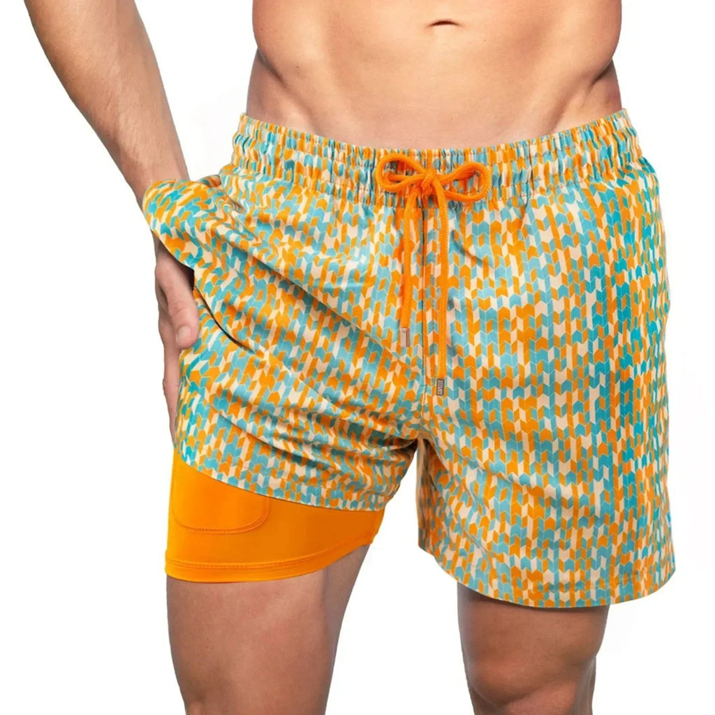 THEO Relaxed Swim Cotton Shorts