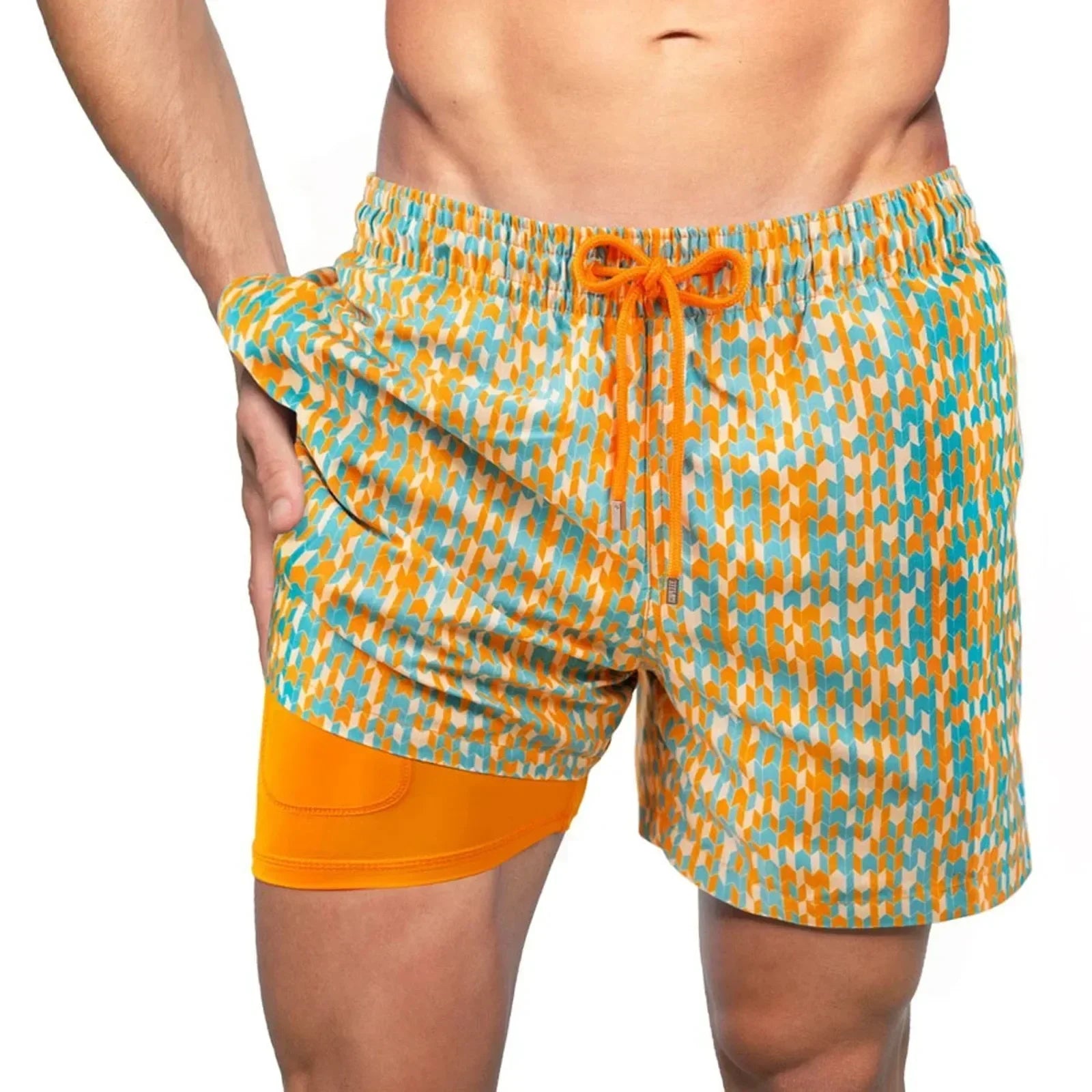 THEO Relaxed Swim Cotton Shorts