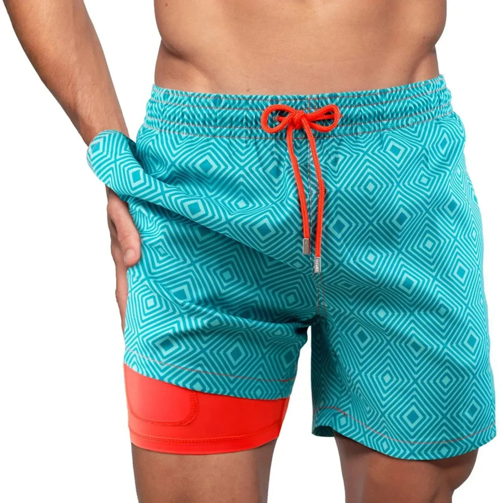 THEO Relaxed Swim Cotton Shorts