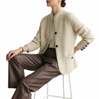 VIRGINIA Wool Button Cardigan