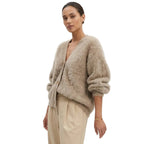 ROSE V-Neck Knit Cardigan