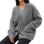 ROSE V-Neck Knit Cardigan