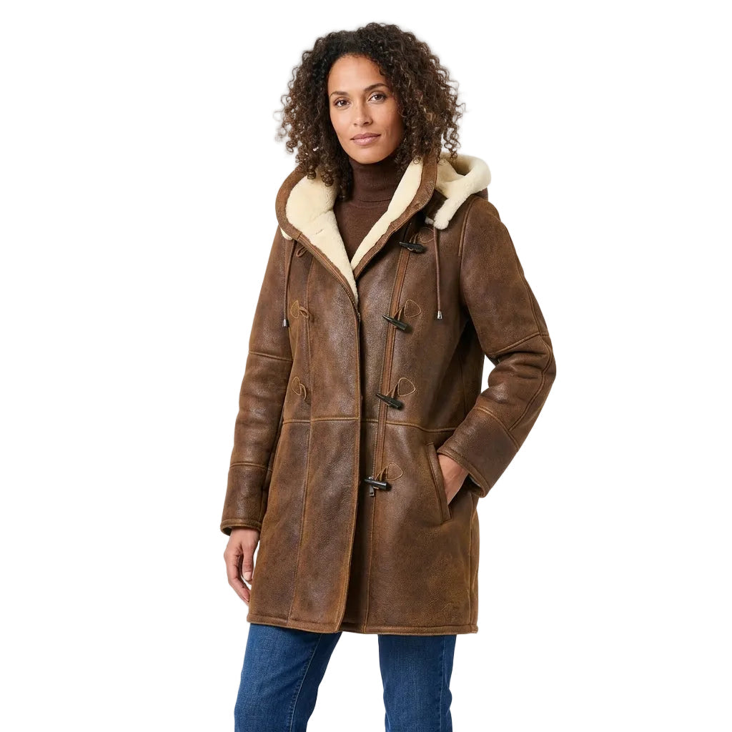 ARABELLA Hooded Longline Coat