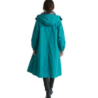 ATHENA Hooded Long Trench Coat