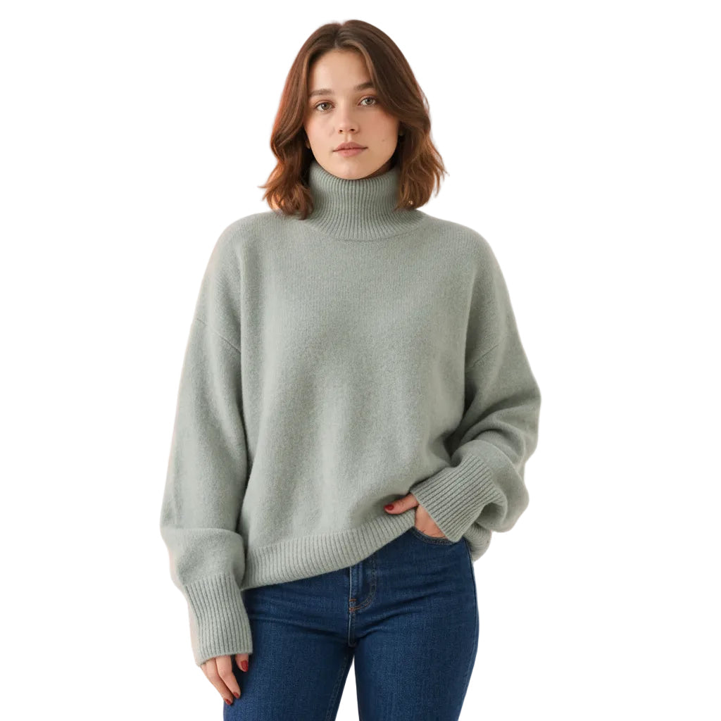 FREYA Wool Turtleneck Sweater