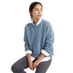 ELENA Loose Fit Button Collar Sweater