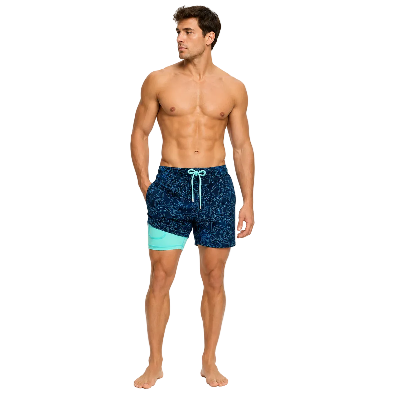 THEO Relaxed Swim Cotton Shorts