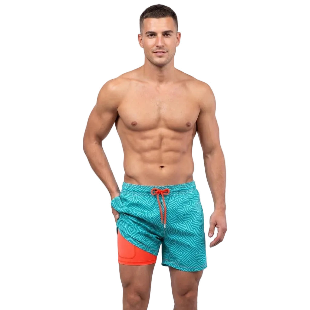 THEO Relaxed Swim Cotton Shorts