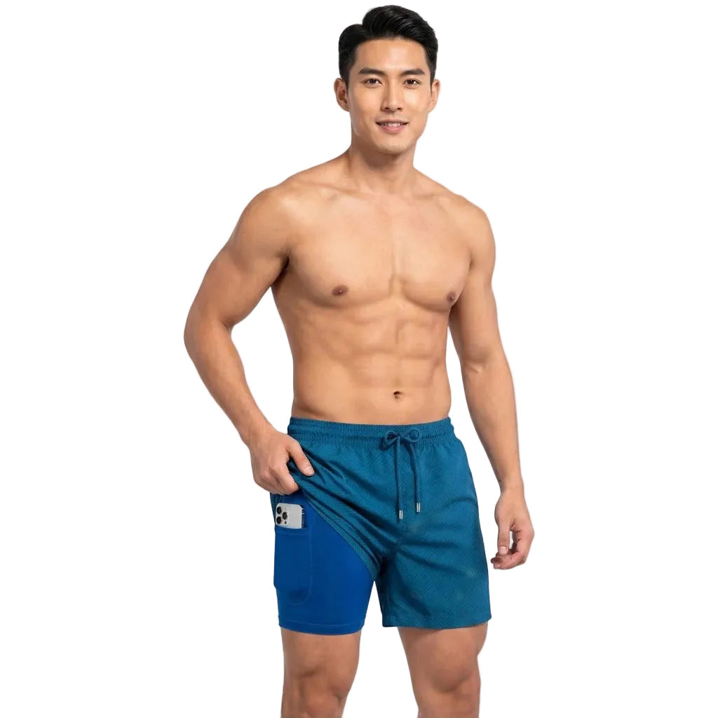 THEO Relaxed Swim Cotton Shorts