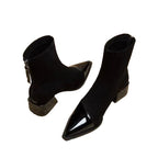 AMARA Faux Suede Platform Boots