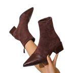 AMARA Faux Suede Platform Boots
