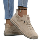 ALICIA Leather Lace Up Loafers