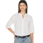 LOUISE Lace V-Neck Blouse