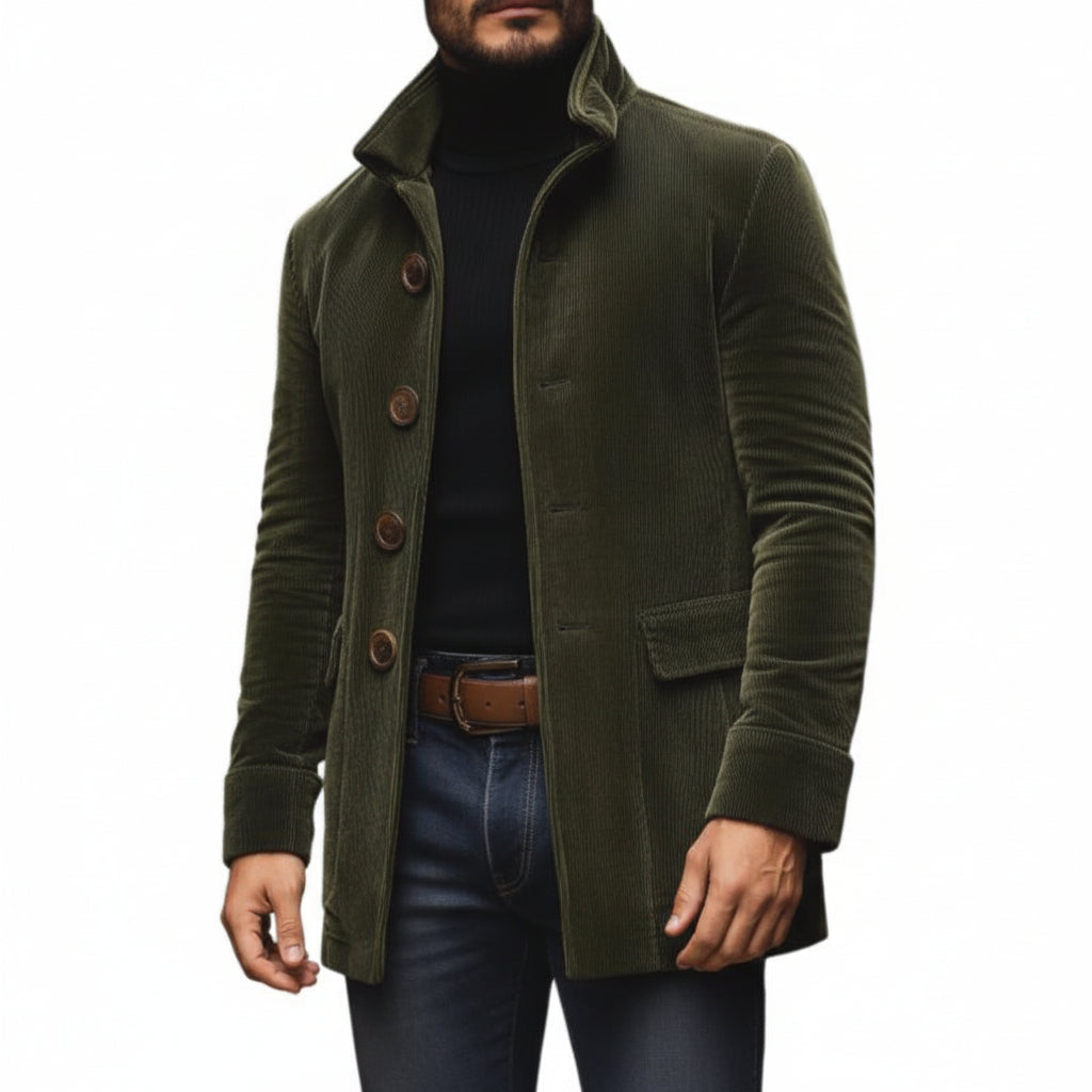 HARRIS Button Front Relaxed Jacket